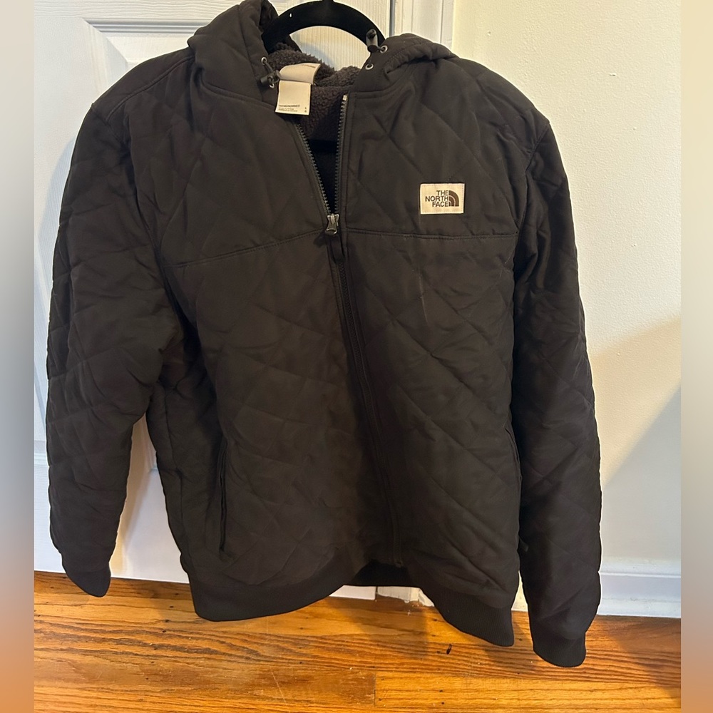 North Face Heavy Winter Jacket - Black - Men / Large